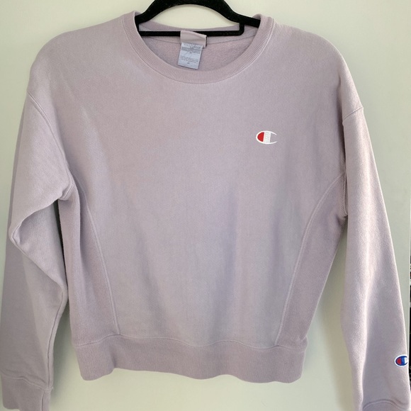 Lavender / Lilac Purple Champion Sweatshirt - Picture 1 of 4